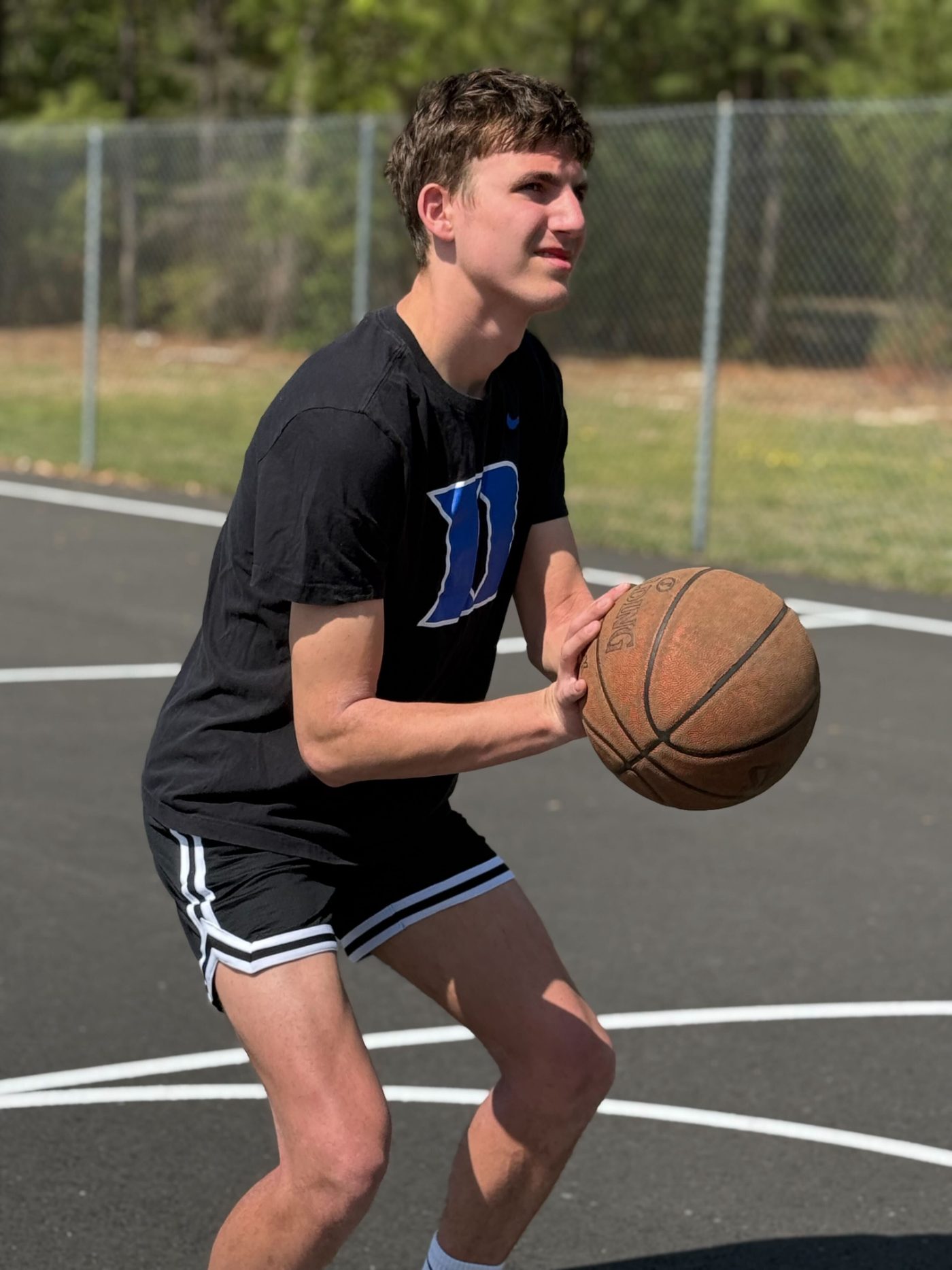 Coach Tristan in shooting form